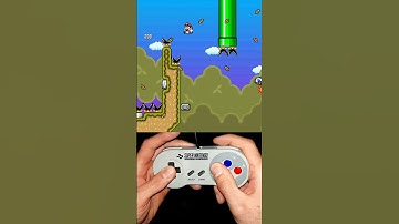 Mario doing SHELL JUMPS in FALL #shorts #kaizo #mario