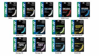 Every Yonex Badminton String Explained