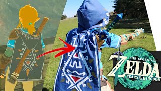 DIY Link cape from Zelda Tears of the kingdom!