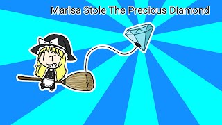 Marisa Stole The Precious Diamond | Touhou Walfas Animation