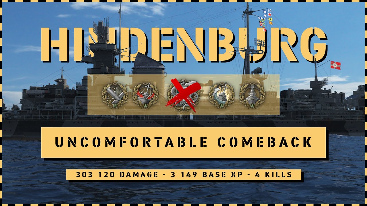 World of Warships - Hindenburg | Uncomfortable Comeback