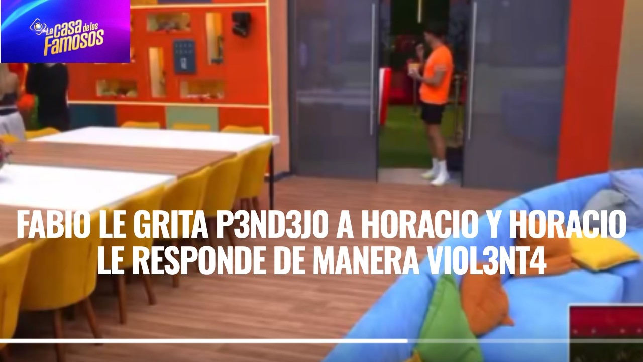 FABIO LE GRITA P3ND3J0 A HORACIO Y HORACIO LE RESPONDE DE MANERA VI0L3NT4 EN LCDLF 6