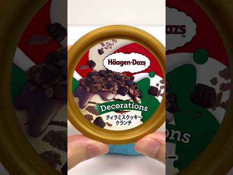 Haagen-Dazs Decorations Tiramisu Cookie Crunch Ice Cream #shorts
