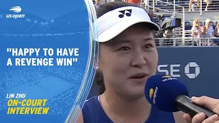 Zhu Lin On-Court Interview 2023 US Open Round 2