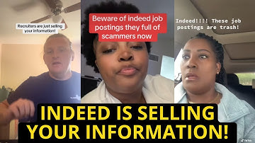 Indeed Is Selling Your Information | Job Applications