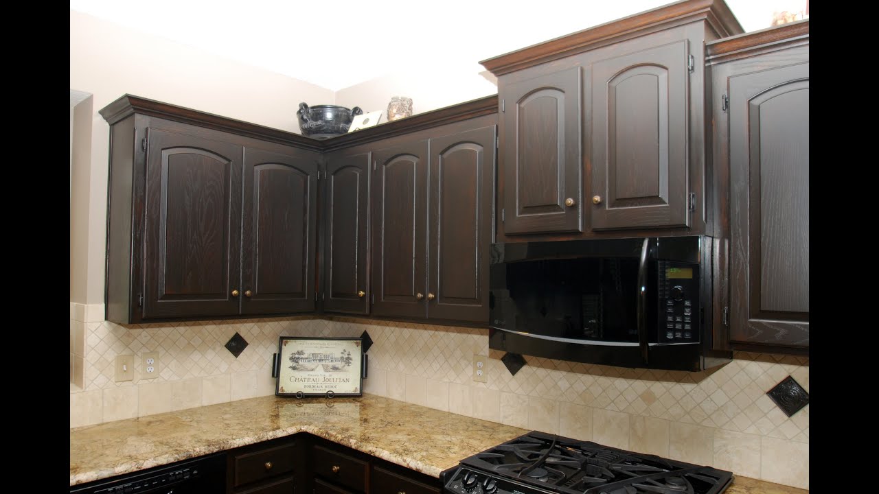 Cabinet Refinishing - YouTube