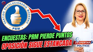 ENCUESTAS: PRM PIERDE PUNTOS, OPOSICIÓN SIGUE ESTANCADA