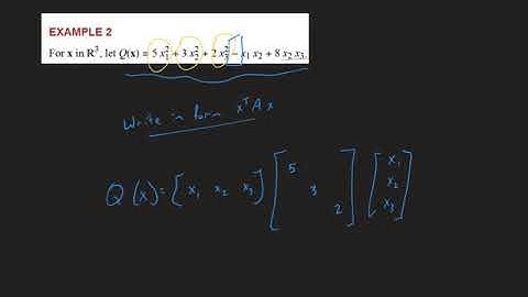 7.2 - Quadratic Forms