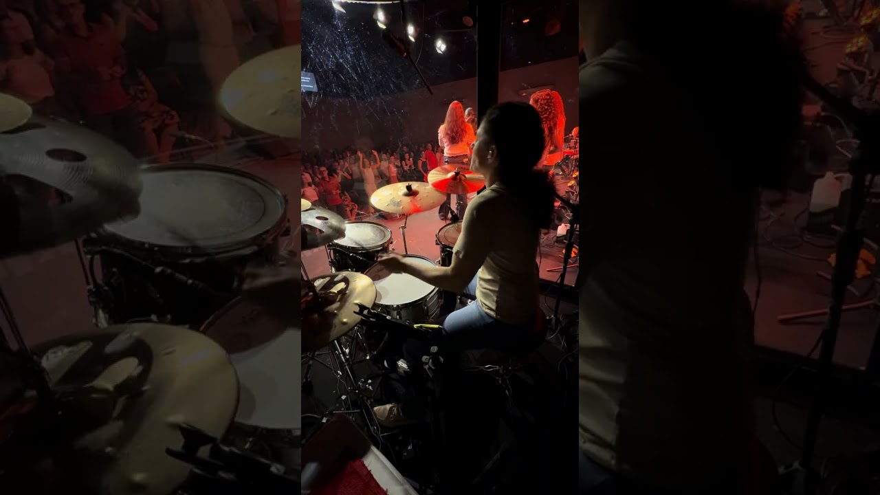 Ele vem + O rei está voltando @GabrielGuedesOfficial #drummer #igreja #drumcam 