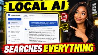 I Built a Private Local AI Assistant That Searches Chats & Documents | Full Demo #localai