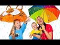 Rain Rain Go Away Song | Children Songs by Sunny Kids Songs