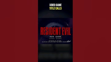 Video game title calls - Part 1