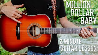 Million Dollar Baby Guitar Tutorial // Million Dollar Baby Tommy Richman Guitar Lesson #1026