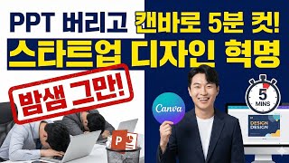 디자인 문서 작업 밤샘은 이제 그만! 스타트업이 PPT 버린 이유? 캔바로 5분만에 디자인 끝내기. screenshot 2