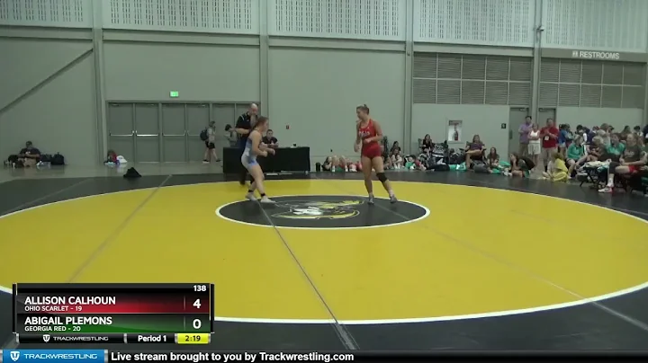 138 Lbs Round 2 (8 Team) - Allison Calhoun, Ohio S...