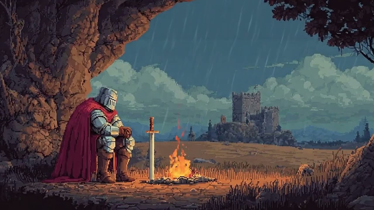 Valheim & Skyrim Inspired – Medieval Bonfire Ambience for Focus & Deep Relaxation