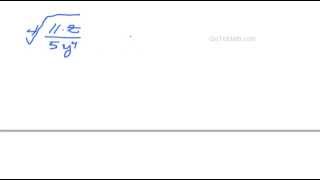 Algebra Simplifying Radical Expressions b9p1