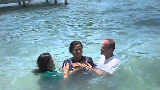 Hannah Baptism Caye Caulker 8/10/12