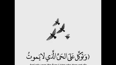 أجمل تلاوة || و توكل على الحى الذي لا يموت || حالات واتس قرأن || Quran Status 💙