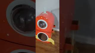 Boots and Barkley Spaceship Cat Scratcher. #catlover #spaceship
