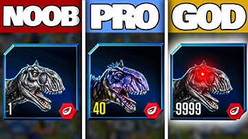 NOOB vs PRO vs GOD MAJUNGASAURUS 999 | Jurassic World: The Game