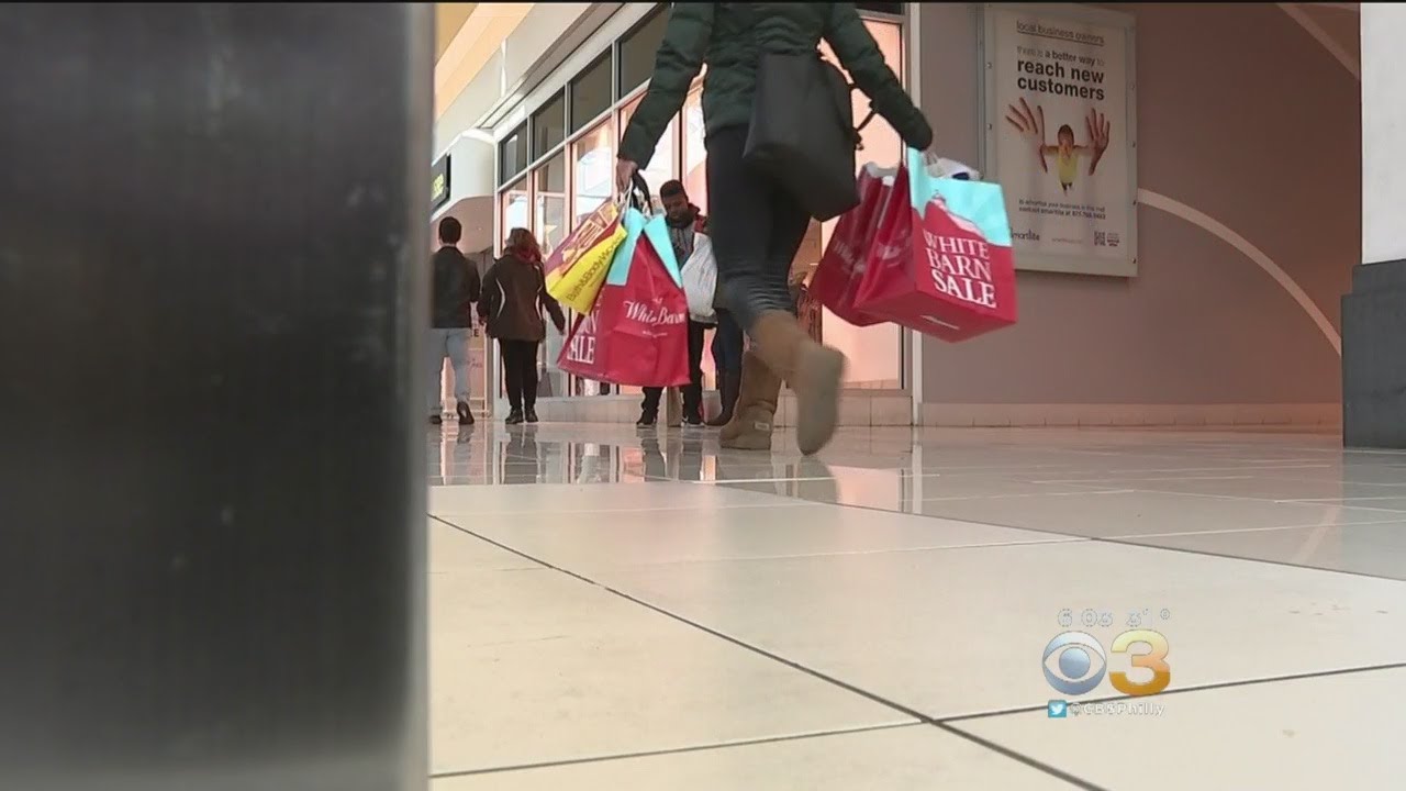 Shoppers Fill The Cherry Hill Mall Looking For PostHoliday Deals YouTube