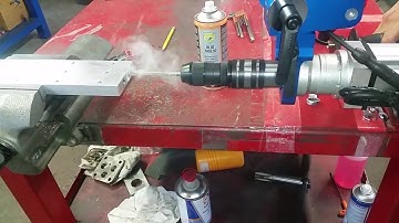 Drillind  and tapping  with Joytap   JT3000 by Volumec