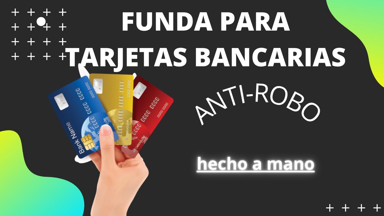 Como HACER una FUNDA ANTI-ROBO para TARJETAS // FUNDA para TARJETAS HECHO  en CASA 