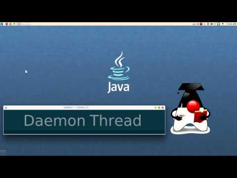 128 Java advanced Multithreading Daemon Thread كلاسات مساعدة