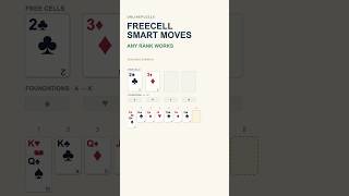 FreeCell: You Don't Need a King Here! #FreeCell #SolitaireTips #Shorts