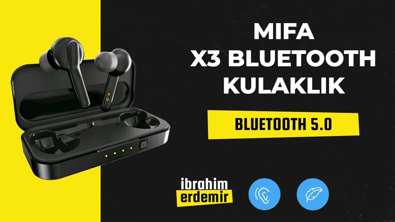 MIFA X3 Bluetooth 5.0 Kulaklık kutu açılımı ve inceleme - YouTube
