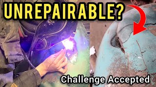 Every Classic Car Owners Worst Nightmare! Restoring Torn And Stretched Sheet Metal