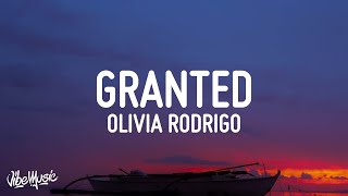 Miniatura de vídeo de "Olivia Rodrigo - Granted (Lyrics) | High School Musical: The Series (Season 2)"