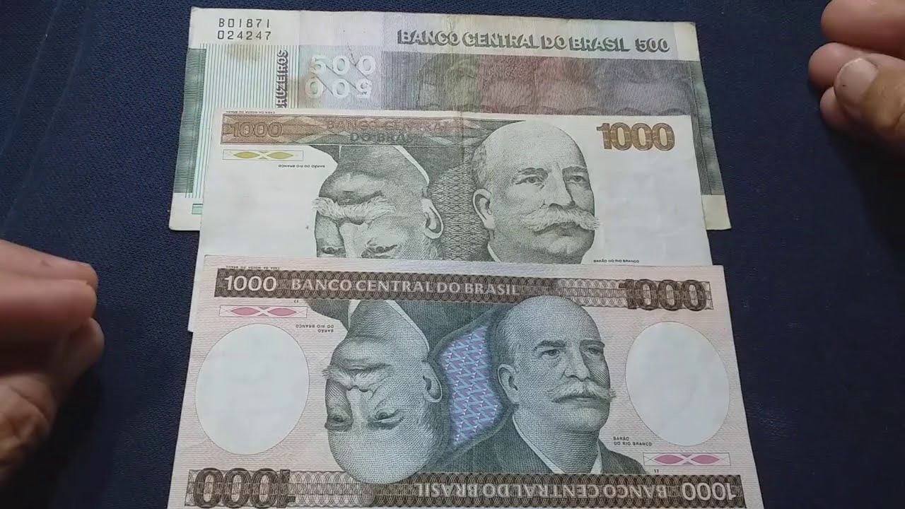 AS TRÊS CÉDULAS MAIS RARAS E VALIOSAS DO CRUZEIRO 💱💲💰👈🤠