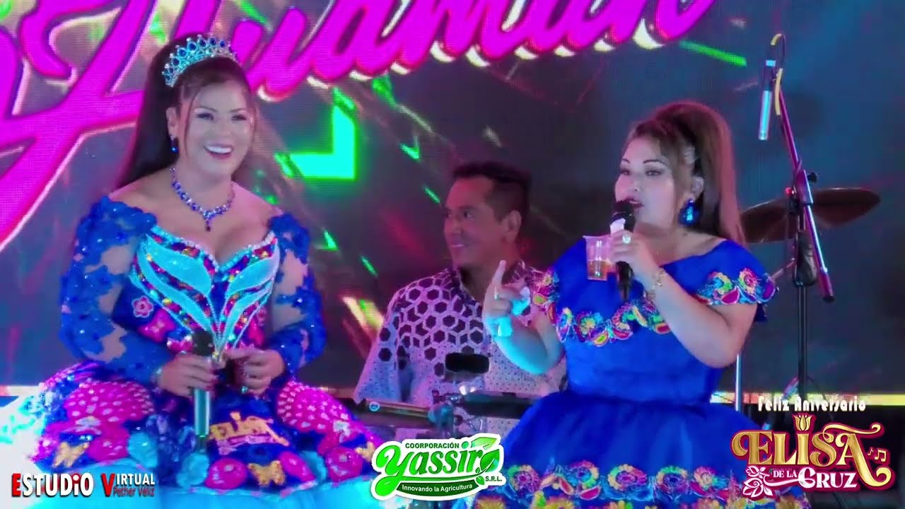 ELISA DE LA CRUZ LA DIOSA HERMOSA JUNTO A LA SEÑORA LEY NOEMI HUAMAN