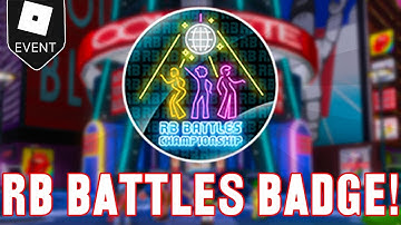 [EVENT] How to get the RB BATTLES CHALLENGE BADGE in ROBEATS ( RB BATTLES!) | Roblox