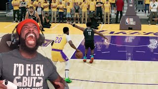 I Broke Kyrie's Ankles! First Finals Game 1 Lakers vs Nets NBA 2K22 Mycareer Ep 57