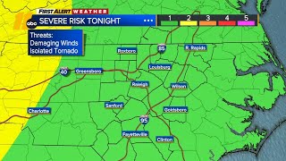 LIVE RADAR: Rain in the morning, severe weather risk in the evening