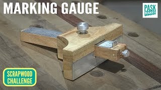 Homemade Marking Gauge - Scrapwood Challenge ep22