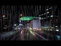☔️Tokyo Rainy Highway Drive at Night💤Drift into Deep Sleep😴 (Real Footage)