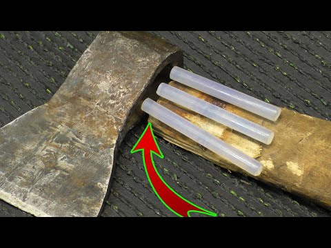 THE CARPENTERS DON'T WANT YOU TO KNOW THIS! Few people know about this modern ax heading method!