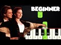 Video thumbnail of "My Heart Will Go On - Titanic | BEGINNER PIANO TUTORIAL + SHEET MUSIC by Betacustic"