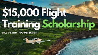 $15,000 Flight Training Scholarship