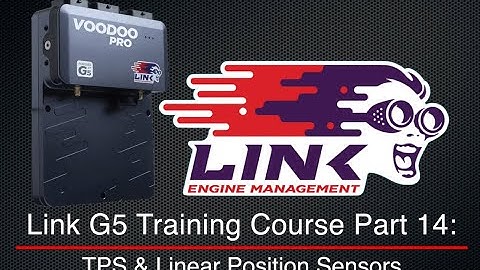 Link G5 Training Course Part 14: TPS & Linear Position Sensors | Evans Performance Academy