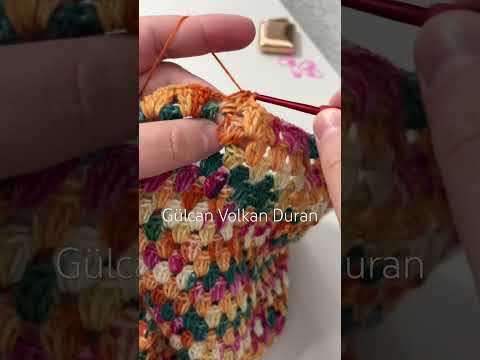 Örgü Kolay Pürüzsüz bitiş ve başlangıç 🌸