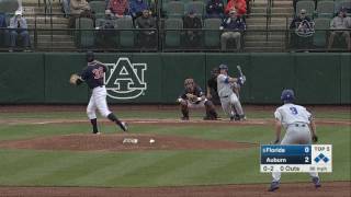 Auburn Baseball Defeats Florida 2-1