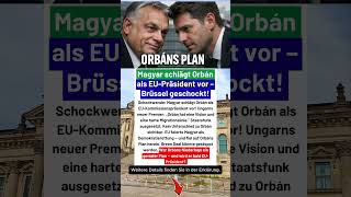 Schock: Ungarns neuer Premier Magyar schlägt Orbán als EU-Kommissionspräsident vor!  #deutschland