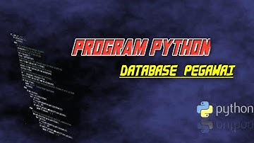 program python tentang database pegawai perusahaan