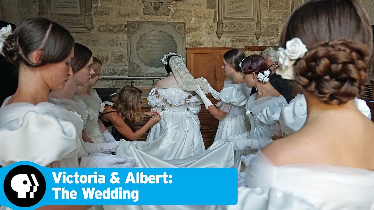 Queen Victoria S Dress Victoria Albert The Wedding Episode 1 Pbs Youtube