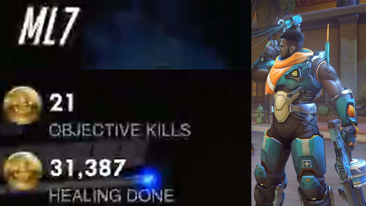 31K HEAL! ml7 Baptiste Gameplay Overwatch Season 30 Top 500